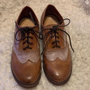 Bed Stu Ladies Brown and Tan Leather Flats